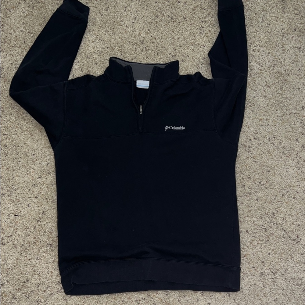 Columbia Black Half-Zip Fleece